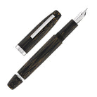Scribo Flow Fountain Pen in Memoria with Platinum Trim