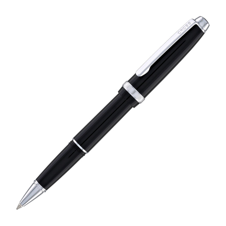 Cross Lume Ballpoint Pen in Obsidian Black with Polished Chrome Appointments