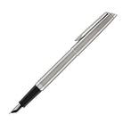 Waterman Hemisphere Fountain Pen in Stainless Steel with Chrome Trim