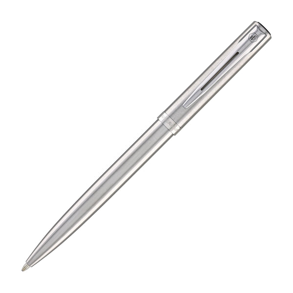 Waterman Impression Ballpoint Pen in Stainless Steel with Palladium Coated