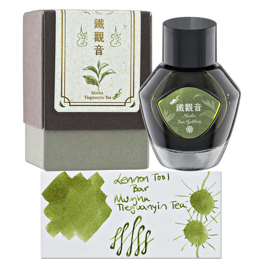 Lennon Tool Bar Taiwan Tea Series Fountain Pen Ink in Muzha Tieguanyin Tea - 35ml