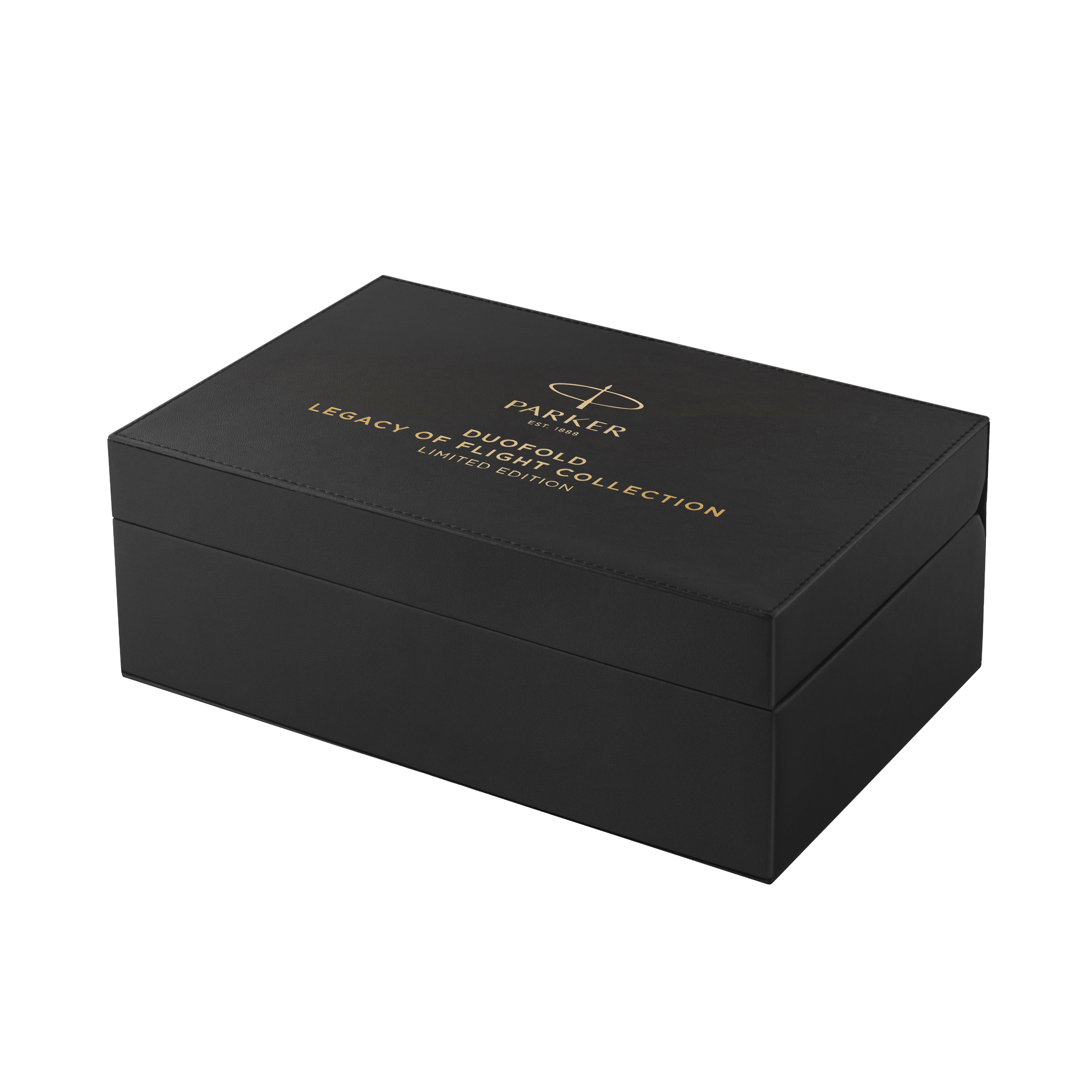 Parker Duofold Legacy of Flight Fountain Pen in Matte Black with