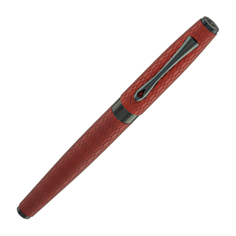Diplomat Cobra Fountain Pen in Burgundy Red