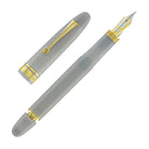 Omas Ogiva Fountain Pen in Grigio with Gold Trim - 14K Gold
