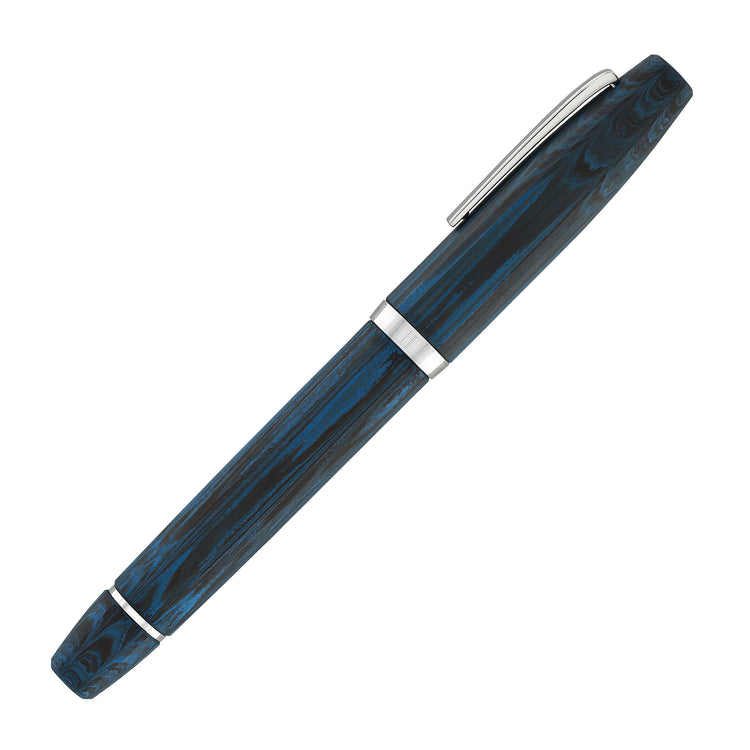 Scribo Flow Fountain Pen in Tempo with Platinum Trim