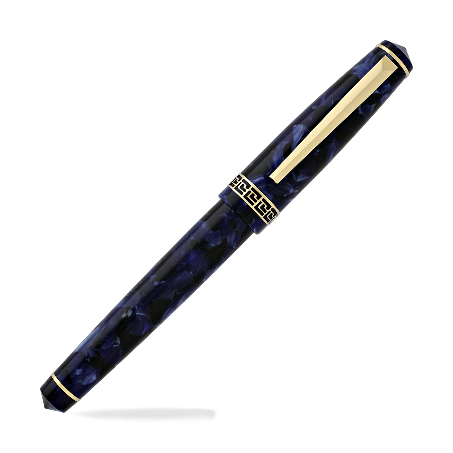 Laban Grecian Fountain Pen in Blue Marble Fountain Pen