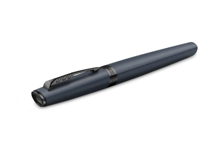 Parker Meridian Fountain Pen in Blue Lacquer with Black Trim