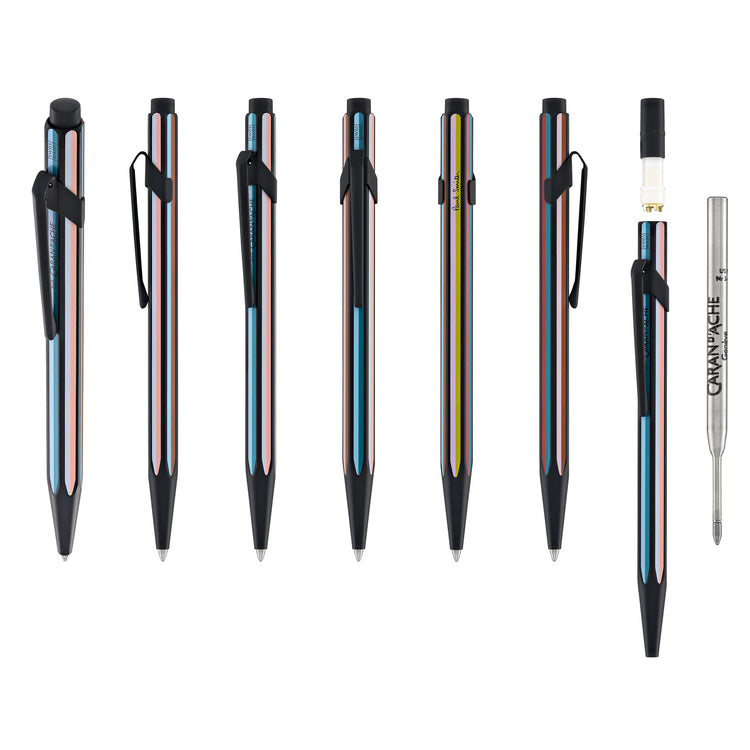 Caran d'Ache 849 Paul Smith 5 Ballpoint Pen in Black - Medium