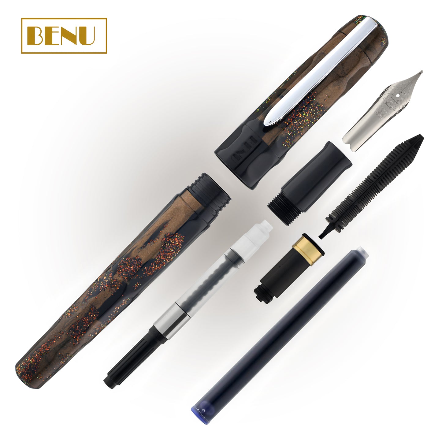 Benu Talisman Fountain Pen in Dream Bean Fountain Pen