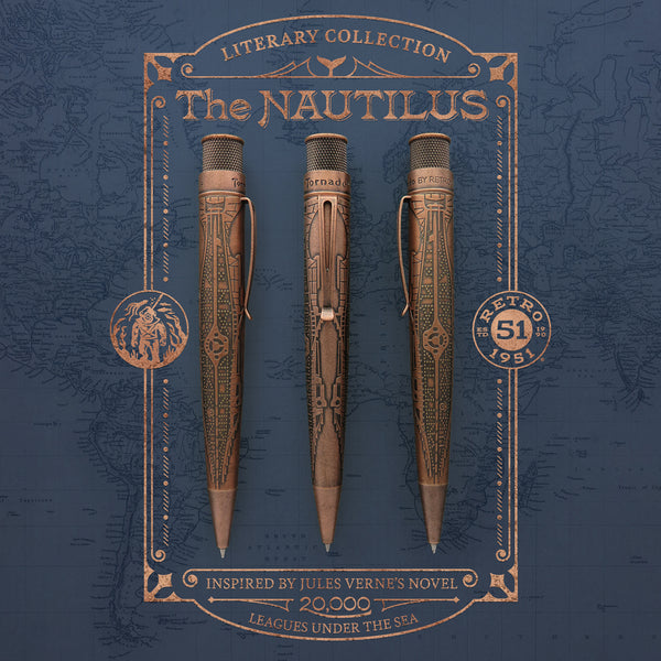 Retro 51 Tornado Big Shot Rollerball Pen in Nautilus Rollerball Pen