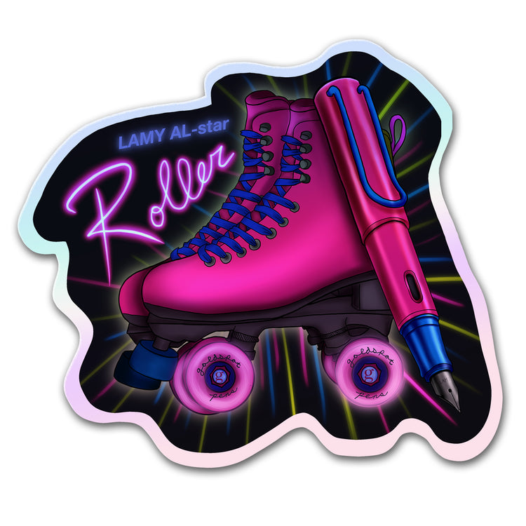 Lamy Rollerskate Holographic Sticker