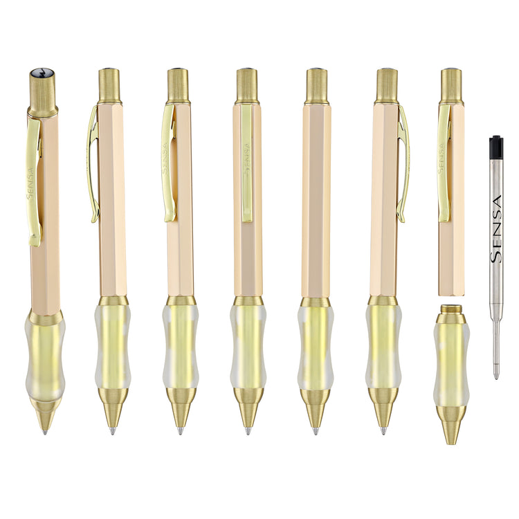 Sensa Sensagraph Ballpoint Pen in Antique Brass