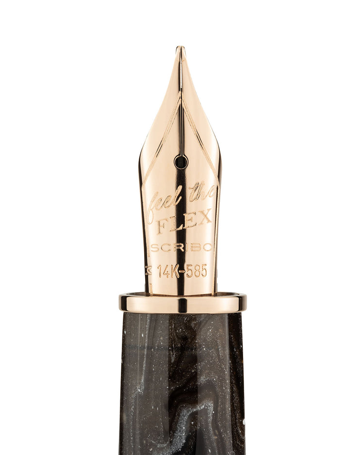 Scribo Feel Fountain Pen in Nova Stella with Rose Gold Trim - Limited Edition