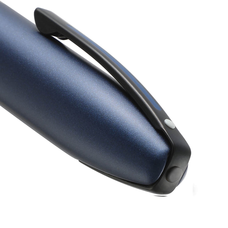 Sheaffer Icon Rollerball Pen in Matte Blue Lacquer with Black PVD Trim