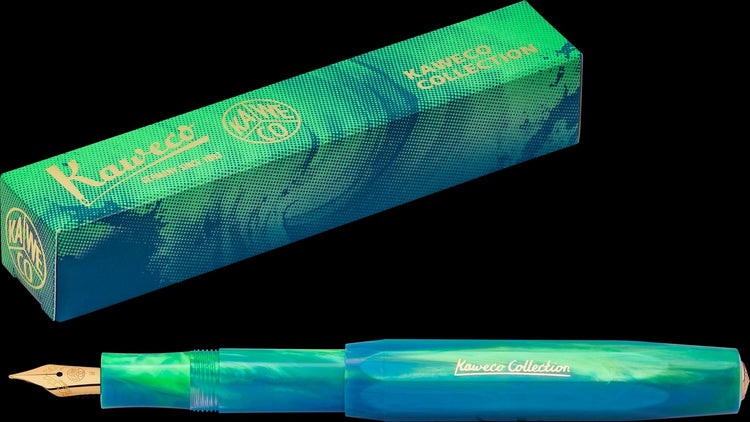 Kaweco Collection Fountain Pen in Marble Ocean