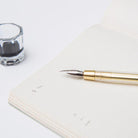 ystudio Glamour Evolve Elemental Dip Pen in Brass Gold