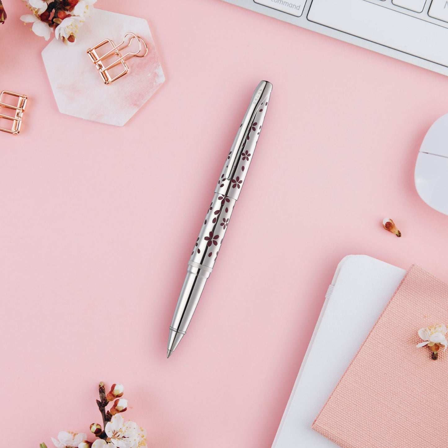 Cross ATX Selectip Sakura Rollerball Pen in Cherry Blossom