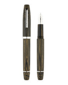 Scribo Flow Fountain Pen in Memoria with Platinum Trim