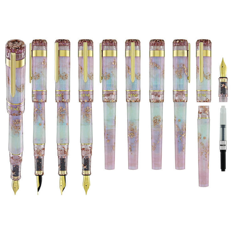 Benu Tribute Fountain Pen in Rose de Mai