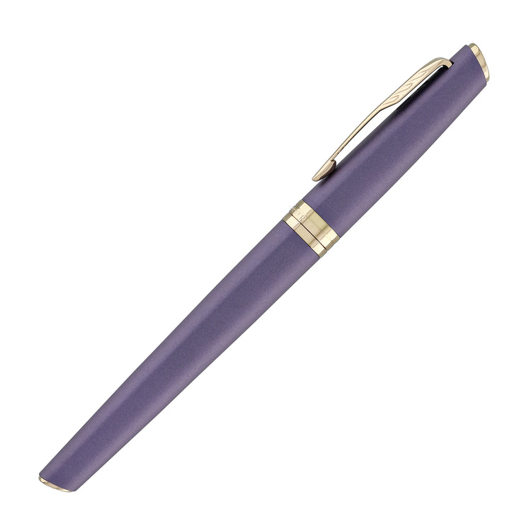 Parker Meridian Fountain Pen in Purple Lacquer with Pink Gold Trim