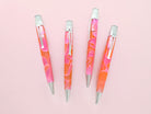 Retro 51 Tornado Cosmic Swirl Rollerball Pen in Pink & Orange