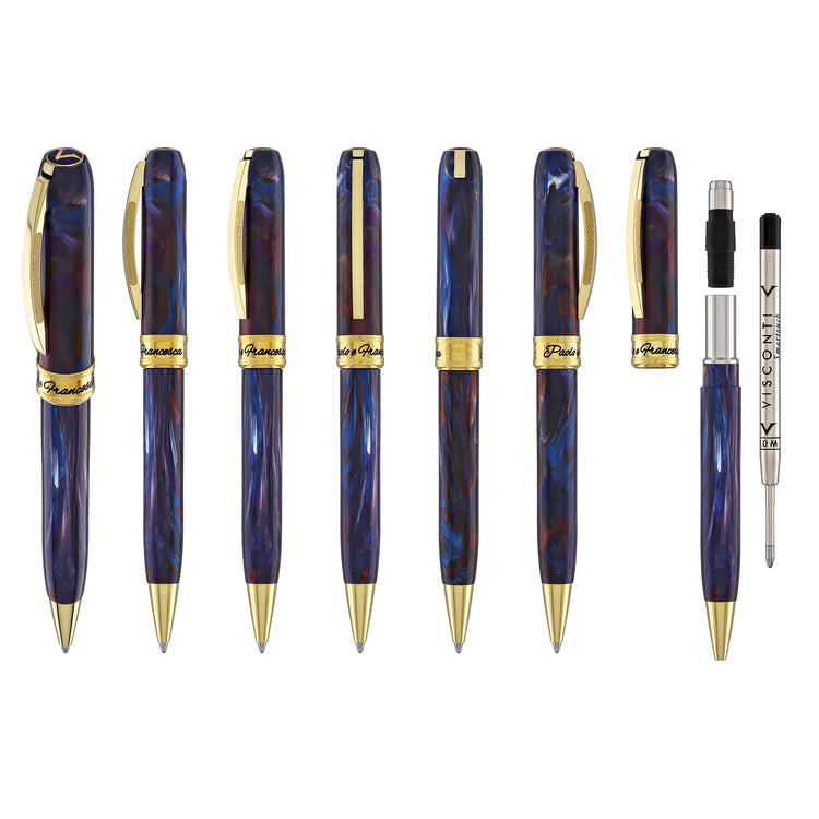 Visconti Comedia Ballpoint Pen in Paolo & Francesca