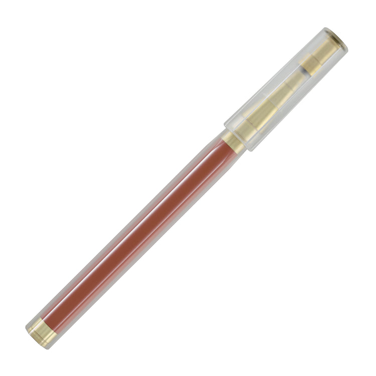 ystudio Glamour Evolve Elemental Rollerball Pen in Clear Orange