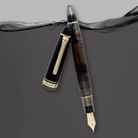 Sailor 1911 Realo Fountain Pen in Black Smoke - 18K with Gold Trim