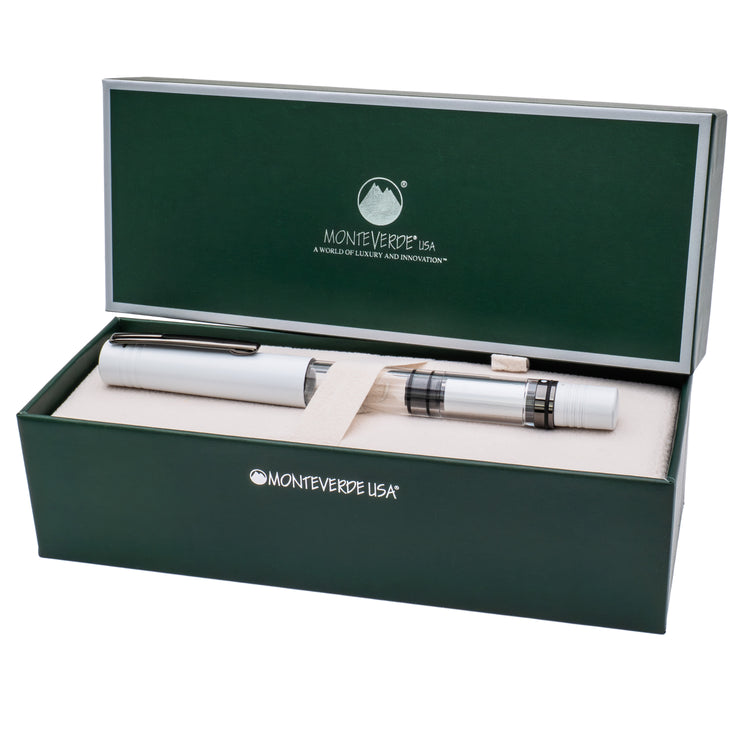 Monteverde USA MP1 Fountain Pen in White Lotus - Limited Edition