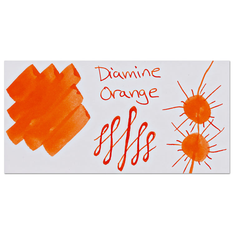 Diamine Bottled Ink and Cartridges in Orange