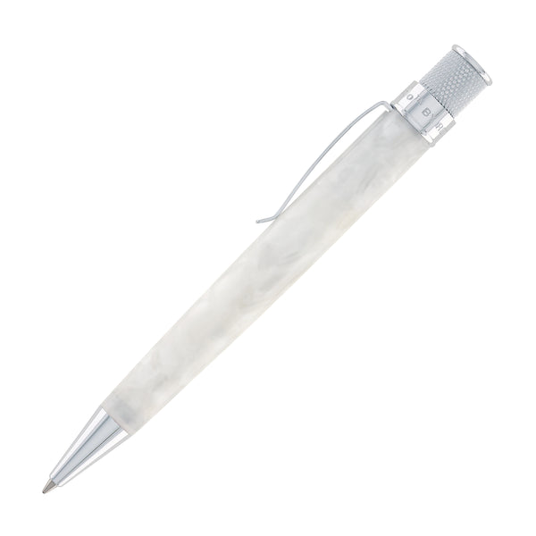 Retro 51 Vault Tornado Acrylic Rollerball Pen in Opal White Rollerball Pen