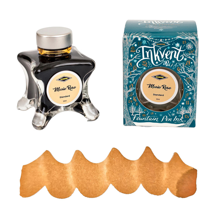 Diamine Inkvent Teal Edition Standard Bottled Ink in Marie Rose - 50 ml