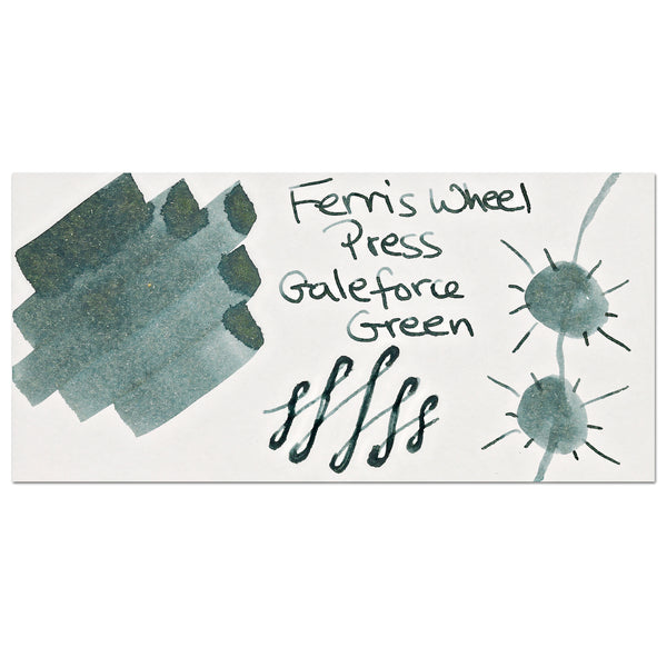 Ferris Wheel Press Bottled Ink in Galeforce Green - 20mL Bottled Ink