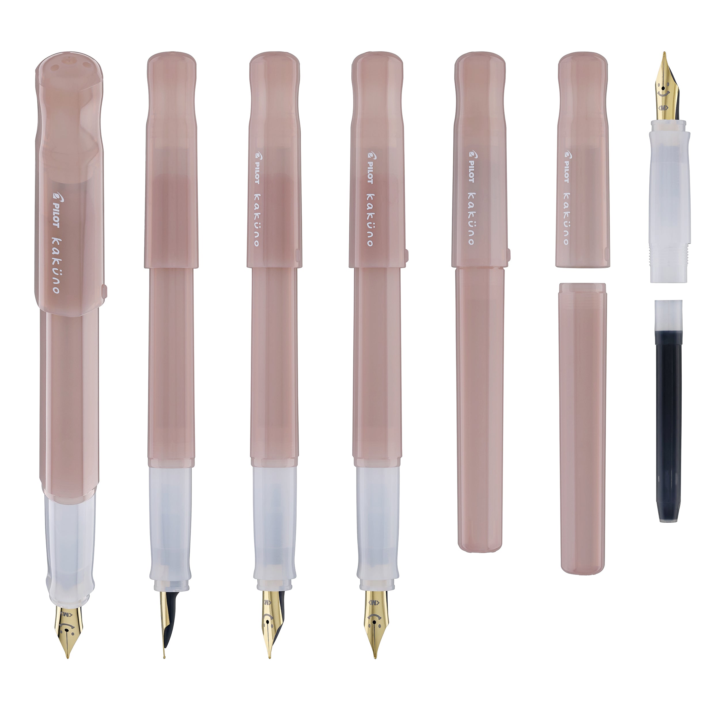 Pilot Kaküno Madoromi Fountain Pen in Translucent Rosy Dusk