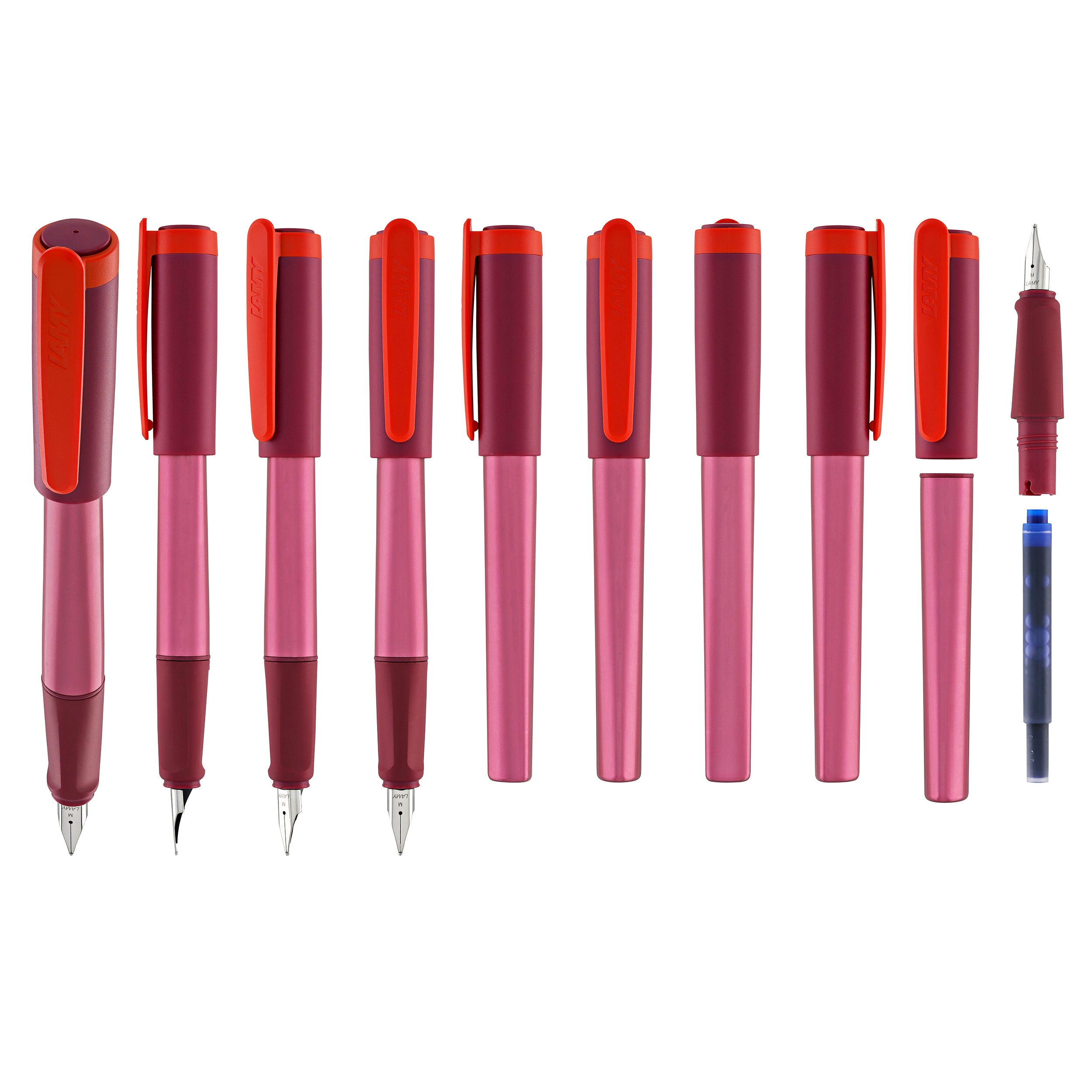 Lamy Nexx Fountain Pen in Multi-Red - Medium Special Edition