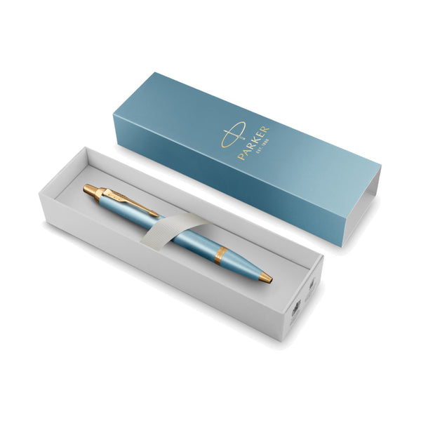 Parker IM Ritual Ballpoint Pen in Turquoise Green with Gold Trim Ballpoint Pens