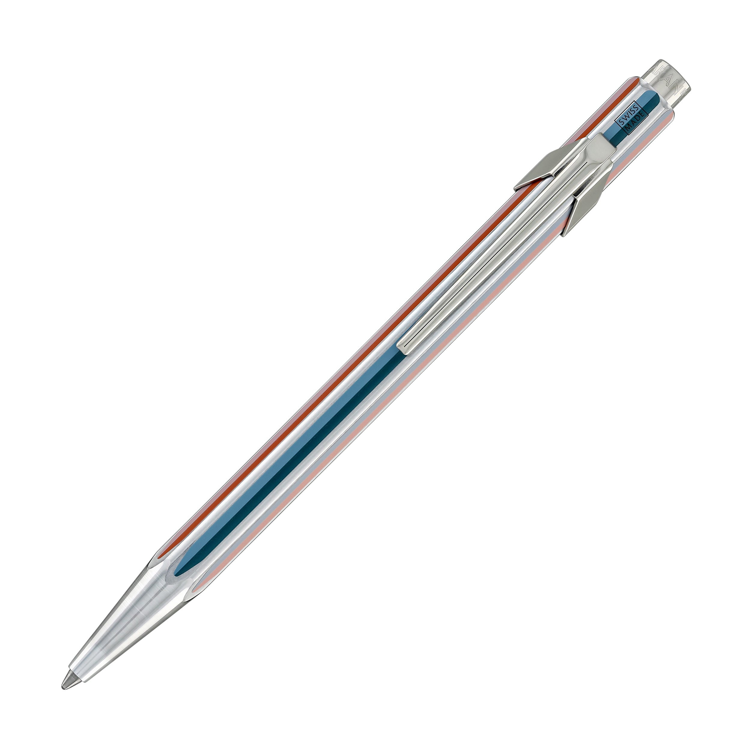 Caran d'Ache 849 Paul Smith 5 Ballpoint Pen in Silver - Medium
