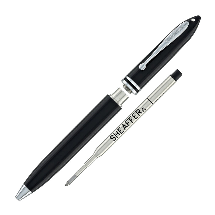 Sheaffer Balance III E892 Ballpoint Pen in Glossy Black & Chrome Trims