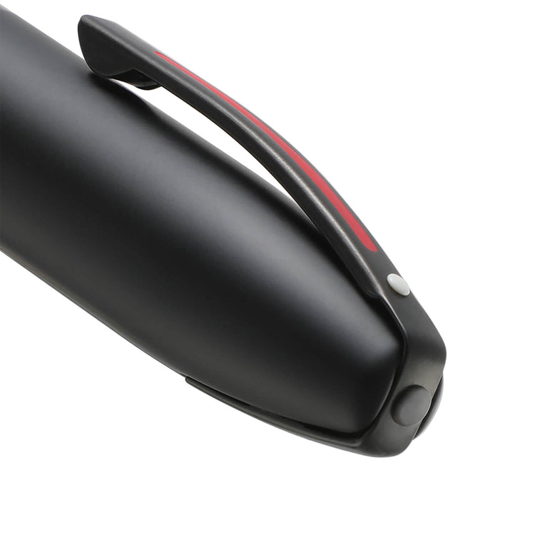 Sheaffer Icon Ballpoint Pen in Matte Black Lacquer with Red PVD Trim