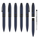 Sheaffer Icon Ballpoint Pen in Matte Blue Lacquer with Black PVD Trim