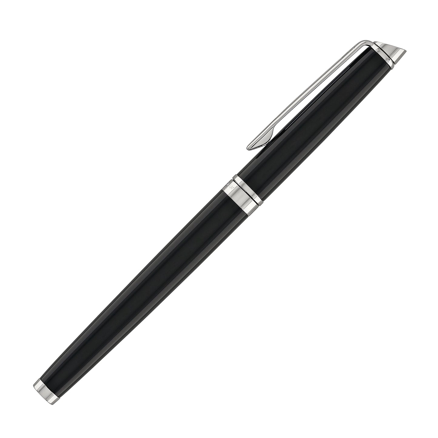Waterman Hemisphere Rollerball Pen in Black with Chrome Trim