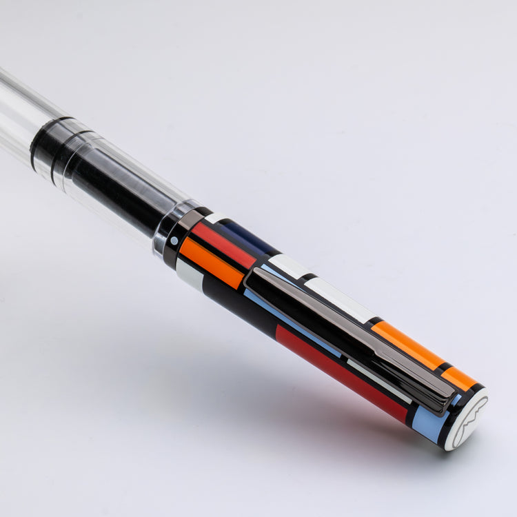 Monteverde USA MP1 Fountain Pen with 15ml Ink Set in Mondrian Composition 1921