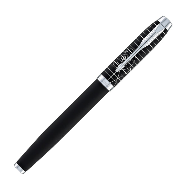 Parker IM Premium Fountain Pen in Legacy of Flight with Chrome Trim - Fine Point