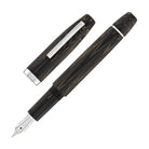Scribo Flow Fountain Pen in Memoria with Platinum Trim