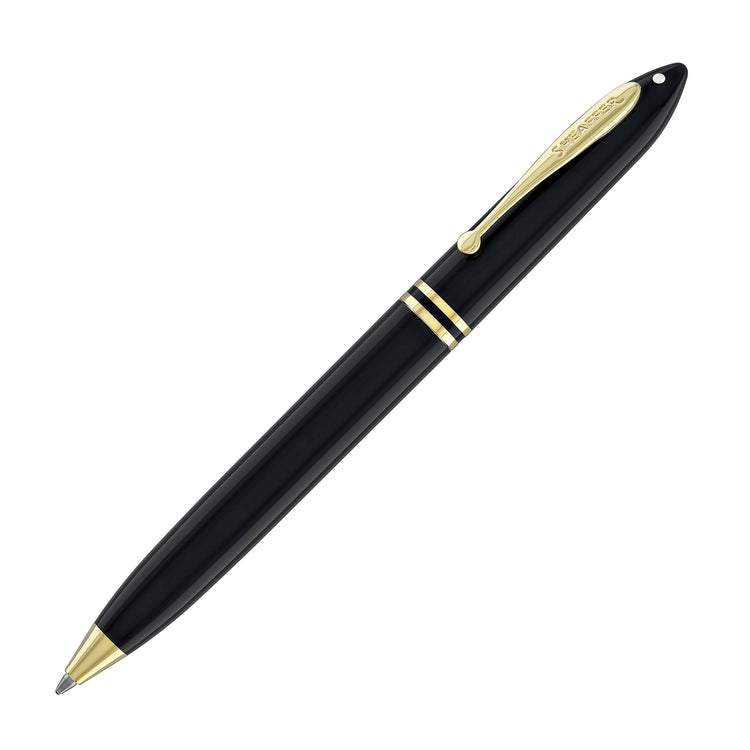 Sheaffer Balance III E893 Ballpoint Pen in Glossy Black & Gold Trims
