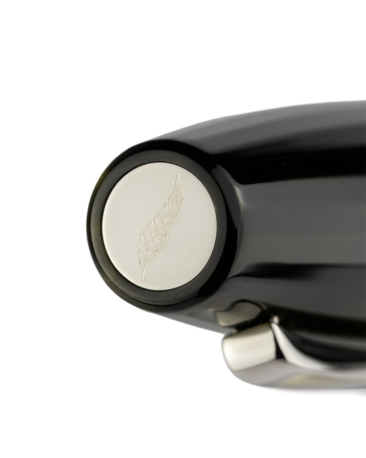 Scribo Flow Fountain Pen in Evoluzione with Ruthenium Trim