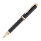 Monteverde Innova Ballpoint Pen in Matte Carbon with Rosegold Trim