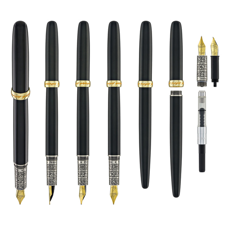 Ferris Wheel Press Lord of the Rings Themed Pen & Ink Set in Nazgul