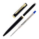 Waterman Impression Ballpoint Pen in Black with Gold Coated