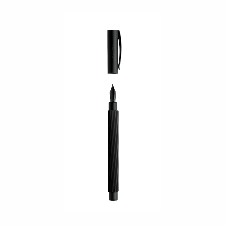 Faber-Castell Ambition Italic Fountain Pen in Obsidian